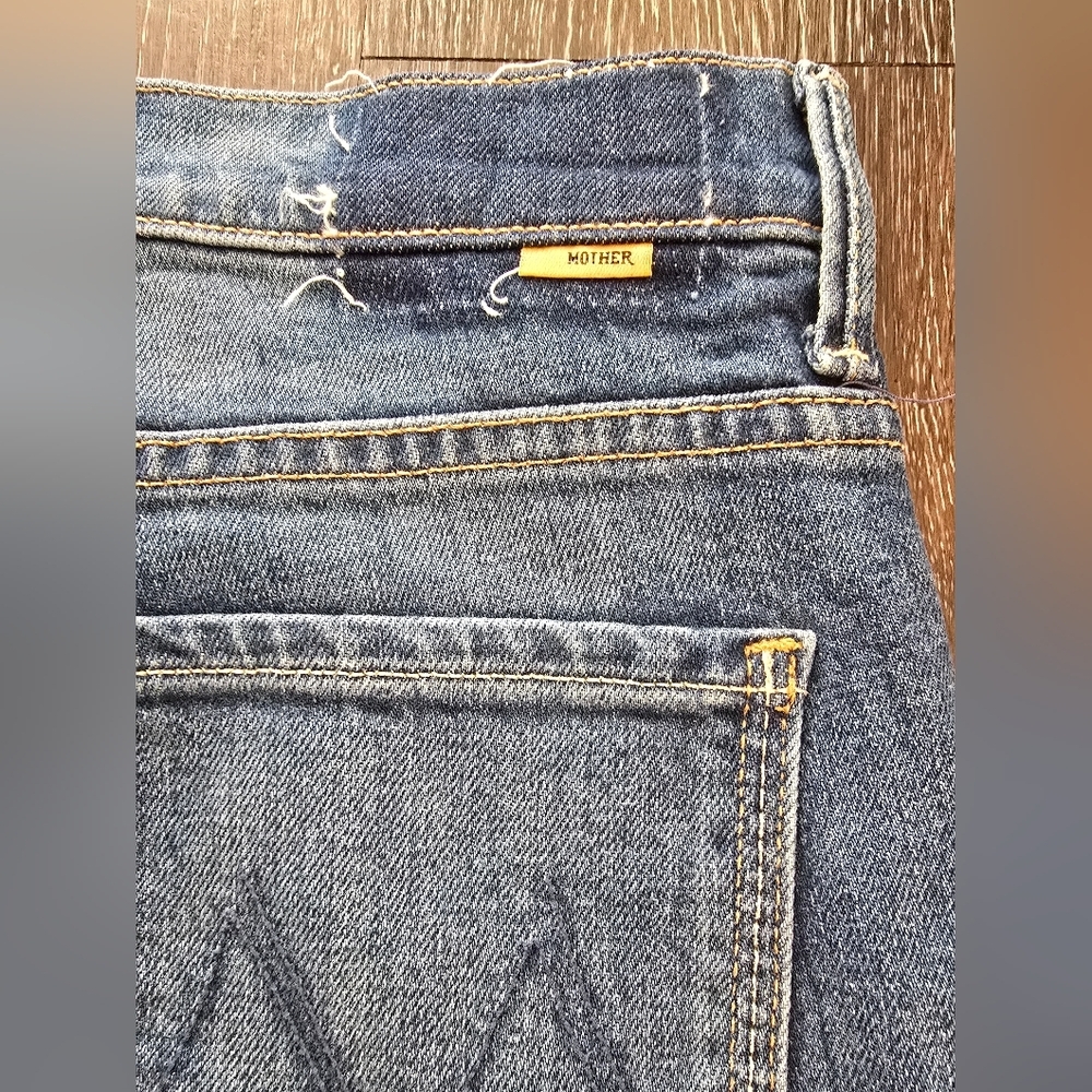 New MOTHER SUPERIOR blue jeans SIZE 27 - Picture 11 of 15